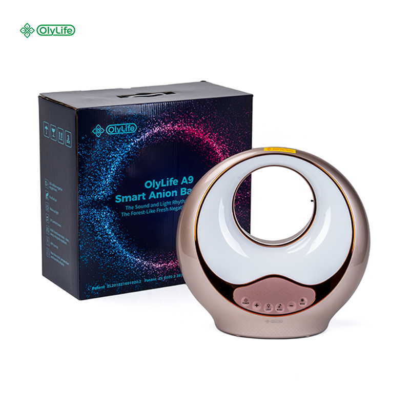 OlyLife A9 Smart Anion BamaAir (légtisztító) — Negatív ionos légtisztító + hangulatlámpa